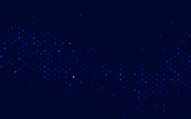 Light BLUE vector template with circles.