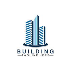 Building logo vector illustration design,Real Estate logo template, Logo symbol icon