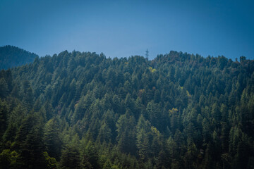 twilight in the mountains