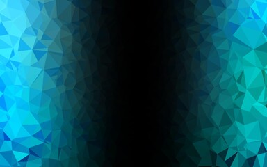 Light Blue, Green vector abstract mosaic pattern.