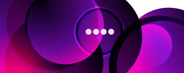 Fluid gradients, swirls and circles. Bright color lines. Vector Illustration For Wallpaper, Banner, Background, Landing Page