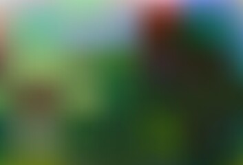 Light Green vector abstract blurred template.