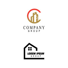 Real Estate , Property and Construction Logo design