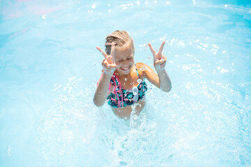 person in swimming pool