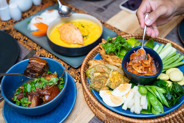 shrimp chili paste Thai southern food