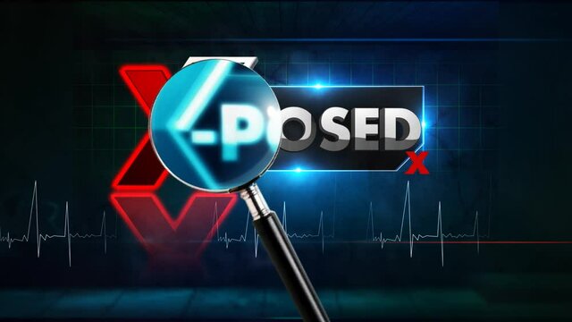 exposed conspiracy 3D rendering background is perfect for any type of news or information presentation. The background features a stylish and clean layout 