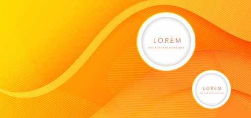 Abstract orange gradient background modern business template design with copy space for text.