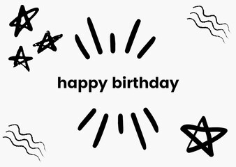 Obraz premium happy birthday