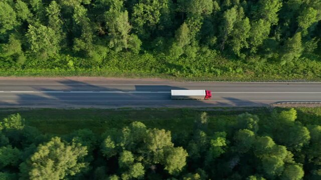 Centralized cargo transportation. Work of a freight forwarder, activity of a transport company. Delivery of goods to the warehouse, storage and preparation of cargo. High quality. 4k footage.
