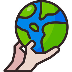 save the world line icon