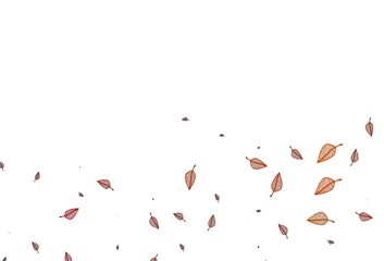 Light Red vector doodle background.