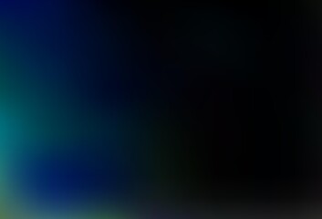 Dark BLUE vector blurred shine abstract background.