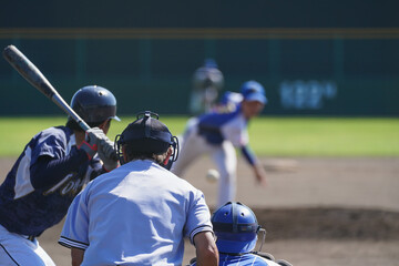 軟式野球の試合