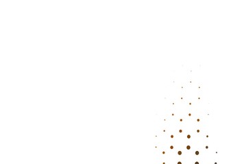 Light yellow, orange vector background with bubbles.