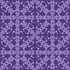 Fototapeta na wymiar Lilac openwork pattern on a purple background.