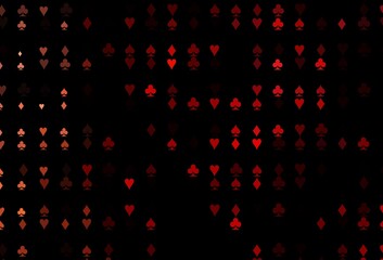 Naklejka na ściany i meble Dark Red vector layout with elements of cards.