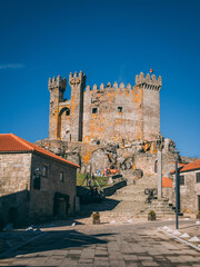 Historical and beautiful Castle of Penedono in Penedono, Portugal - obrazy, fototapety, plakaty