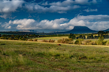 Beautiful landscape of South Africa South Africa region of the Dragon Mountains.