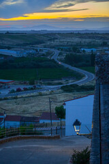 Galisteo. Overview from west wall. Extremadura, Spain