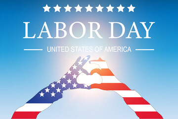 Obraz premium Labor Day USA