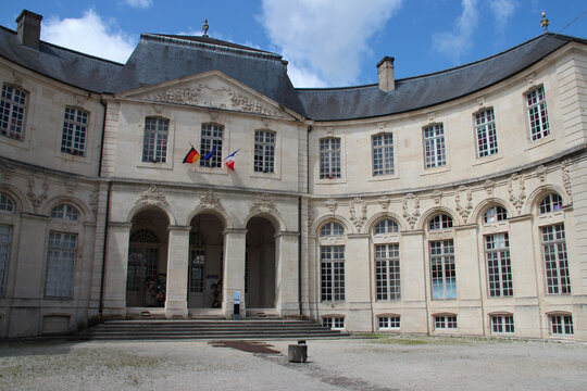 episcopal palace in verdun in lorraine (france)