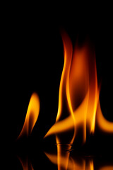 Fire flames