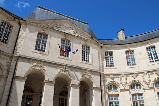 episcopal palace in verdun in lorraine (france)