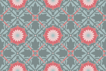 Geometric seamless pattern for background, carpet, wallpaper, clothing, wrapping, batik, fabric and etc.