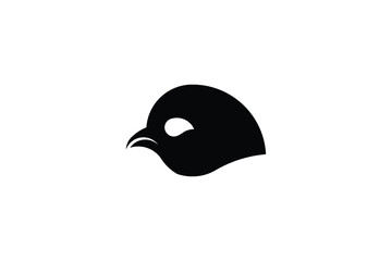 chick or bird logo. very suitable for icons, initials, symbols, industries, companies, businesses, etc.
