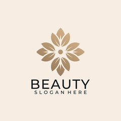 Beauty creative salon spa logo design yoga fashion. Logo can be used for icon, brand, identity, graphic, symbol, organic, nature, and wedding