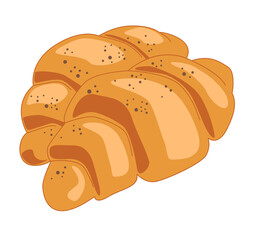 Breakfast lunch and dinner food colorful vector