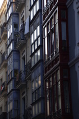 Fototapeta na wymiar House of flats in the city of Bilbao