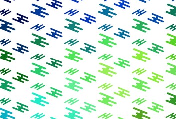 Light Blue, Yellow vector background with straight lines.
