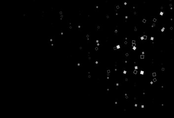 Dark Silver, Gray vector texture with rectangular style.