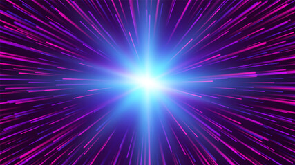 Radial lines. Explosion effect. Abstract star. Vector illustration