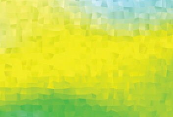 Light Green, Yellow vector shining triangular template.