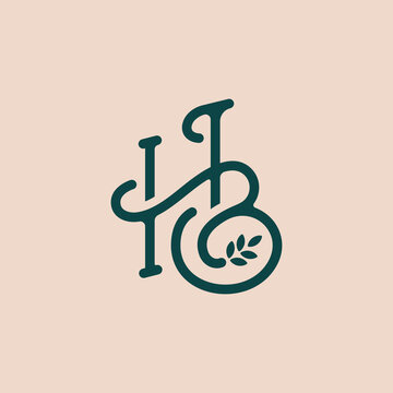 Letter HB logo.