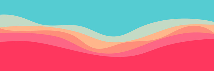 colorful fun wave pattern vector illustration for wallpaper, background, backdrop design, and design template