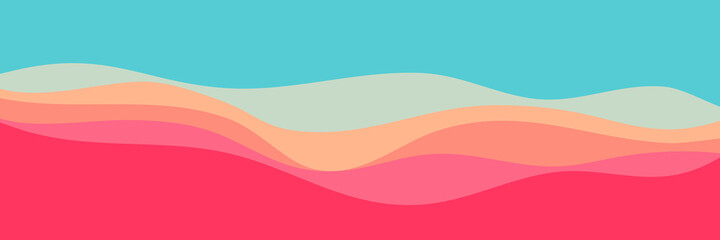 colorful fun wave pattern vector illustration for wallpaper, background, backdrop design, and design template