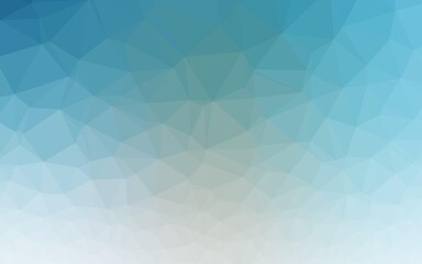 Obraz premium Light BLUE vector abstract mosaic backdrop.