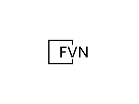 FVN Letter Initial Logo Design Vector Illustration