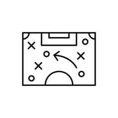Football icon vector set. Soccer illustration sign collection. Sport symbol or logo. 
