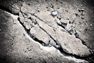 Construction accident damage in terms of material quality