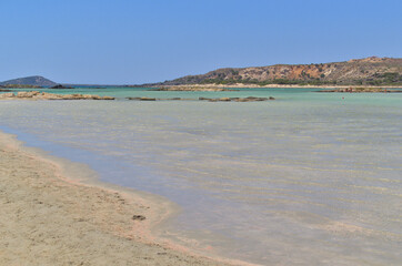 Paradise tropical beach in the holiday season without tourists.