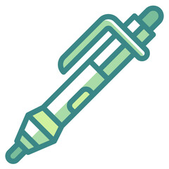 pen blue line icon