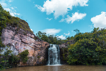 waterfall in park