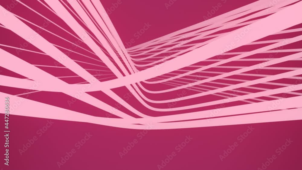 Poster rotating geometric shapes art background 3d rendering loop animation hd