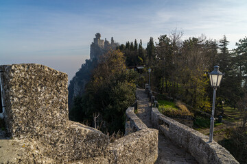 Rocca della Guaita, castle in San Marino republic, Italy