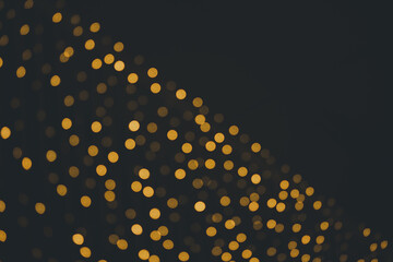 Blur orange bokeh light background from the lights - Powered by Adobe