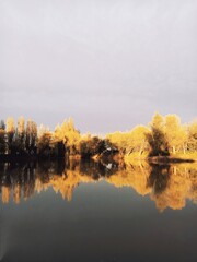 lake in autumn